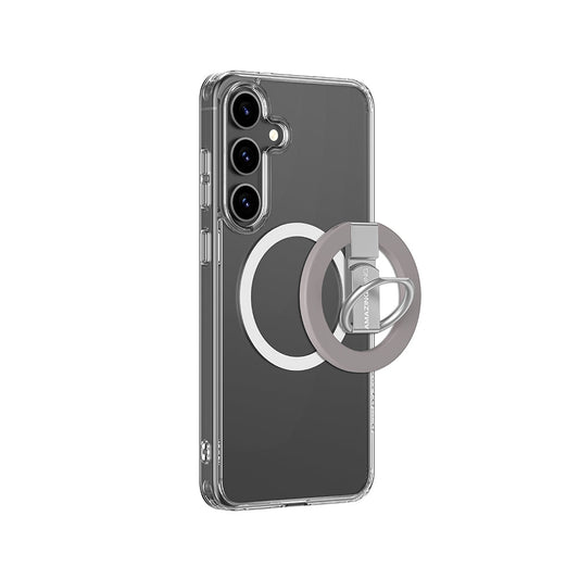 Galaxy S25 Kılıf M-safe Şarj Özellikli Yüzük Standlı Amazingthing Minimal Grip Serisi Kapak