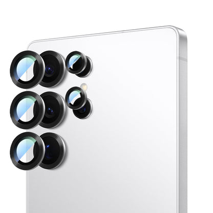 Galaxy S25 Ultra CaseWorld Alloy Serisi Oleofobik Anti Reflective Kamera Lens Koruyucu - Görsel 3