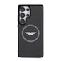 Galaxy S25 Ultra Kılıf Aston Martin Orjinal Lisanslı M-safe Şarj Özellikli Radyal Halka ve Karbon Fiber Tasarımlı Kapak