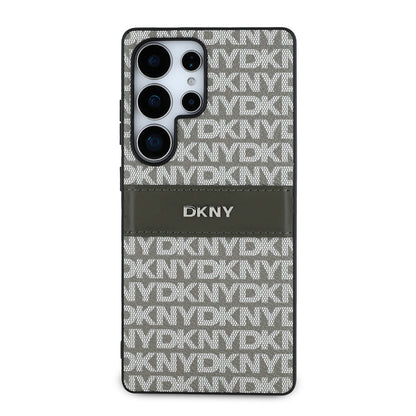 Galaxy S25 Ultra Kılıf DKNY Orjinal Lisanslı Kartlıklı 3D Yazılı Repeat Texture Pattern Kapak - Görsel 3