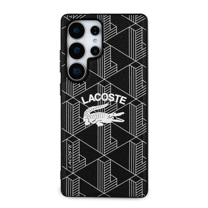 Galaxy S25 Ultra Kılıf Lacoste Orjinal Lisanslı M-safe Şarj Özellikli Mono Vintage Logo Kapak - Görsel 2
