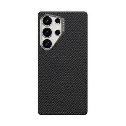 Galaxy S25 Ultra Kılıf M-safe Şarj Özellikli 600D Metal Kamera Çerçeveli Raptic Aramid Fiber Serisi Kapak