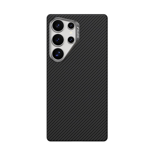 Galaxy S25 Ultra Kılıf M-safe Şarj Özellikli 600D Metal Kamera Çerçeveli Raptic Aramid Fiber Serisi Kapak