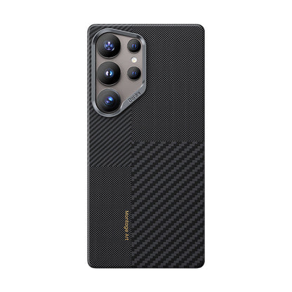 Galaxy S25 Ultra Kılıf M-safe Şarj Özellikli Karbon Fiber Benks Montage ArmorAir Kevlar Kapak
