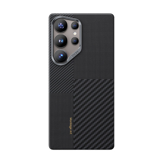 Galaxy S25 Ultra Kılıf M-safe Şarj Özellikli Karbon Fiber Benks Montage ArmorAir Kevlar Kapak
