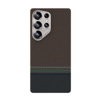 Galaxy S25 Ultra Kılıf M-safe Şarj Özellikli Karbon Fiber Tasarımlı Benks Prestige ArmorAir Kevlar Kapak - Görsel 2