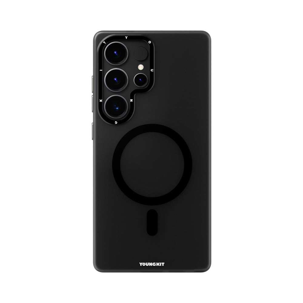 Galaxy S25 Ultra Kılıf M-safe Şarj Özellikli Youngkit Hidden Sand Serisi Kapak - Görsel 3