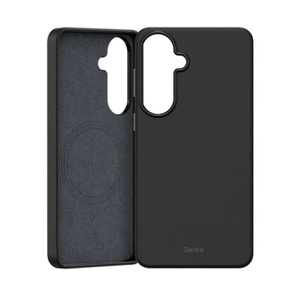 Galaxy S26 Kılıf M-safe Şarj Özellikli Çizilmeye Dayanıklı Benks VitaPro Serisi PU Deri Kapak - Görsel 4