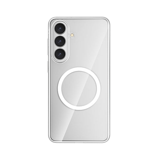 Galaxy S26 Kılıf M-safe Şarj Özellikli Transparan Sert PC Wlons Pita Kapak