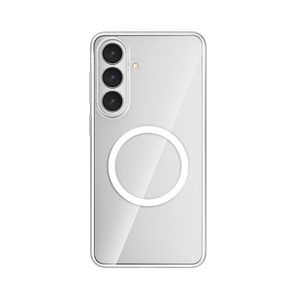 Galaxy S26 Kılıf M-safe Şarj Özellikli Transparan Sert PC Wlons Pita Kapak - Görsel 2