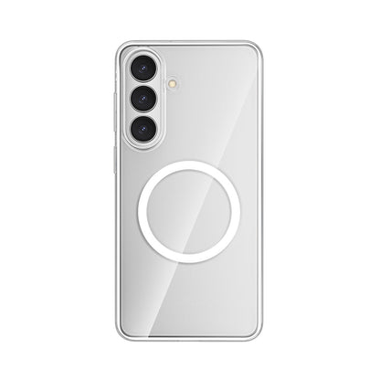 Galaxy S26 Kılıf M-safe Şarj Özellikli Transparan Sert PC Wlons Pita Kapak - Görsel 2