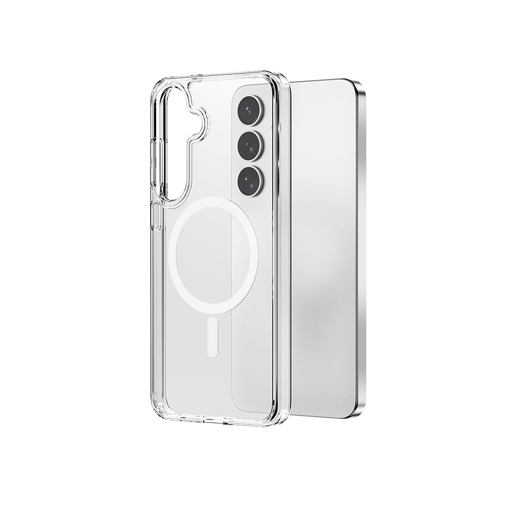 Galaxy S26 Kılıf Wiwu MCC-101 iShield Pro Serisi M-safe Şarj Özellikli Crystal Sert PC Kapak - Görsel 3
