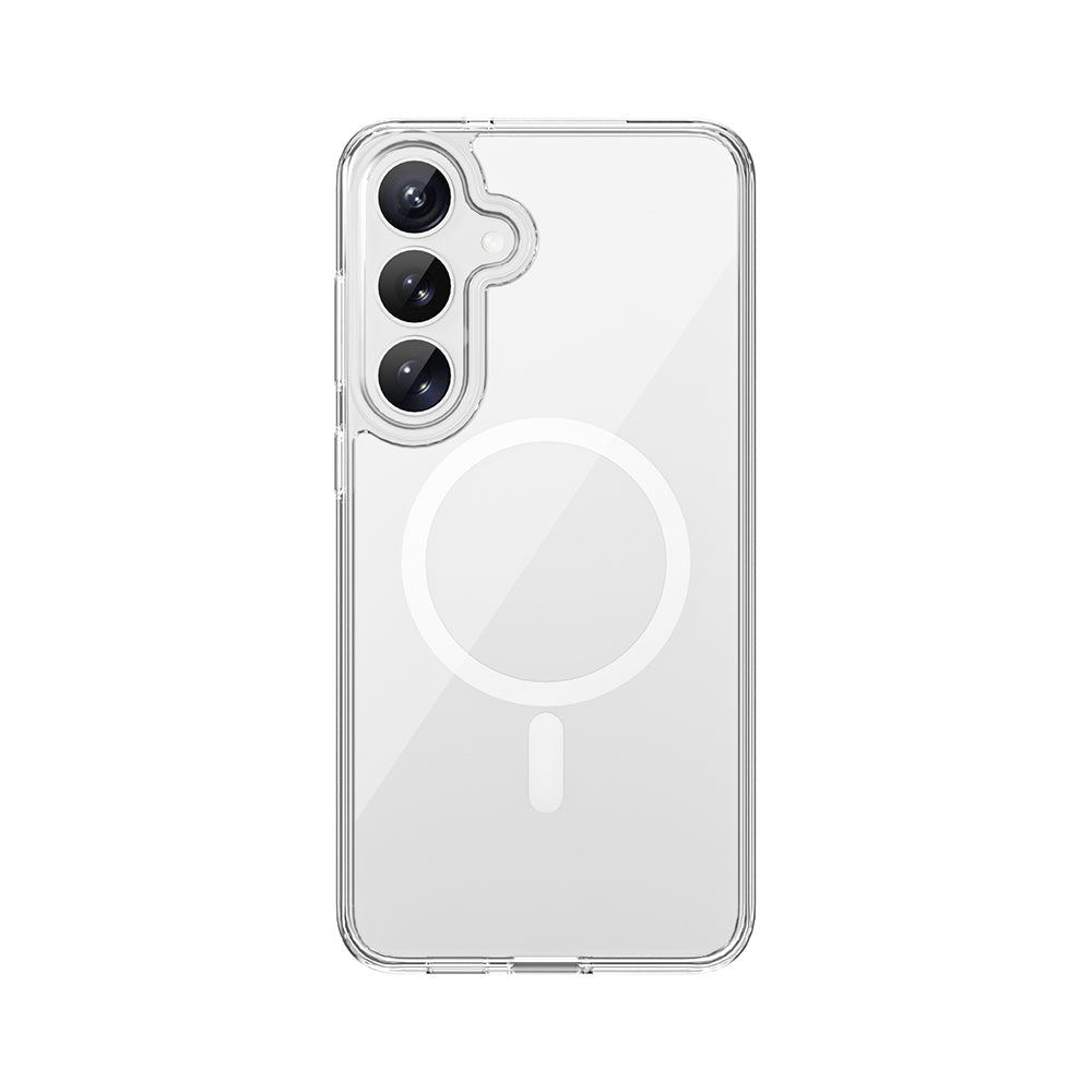 Galaxy S26 Kılıf Wiwu MCC-101 iShield Pro Serisi M-safe Şarj Özellikli Crystal Sert PC Kapak - Görsel 4