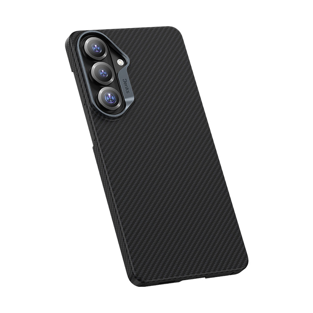 Galaxy S26 Plus Kılıf Benks M-safe Şarj Özellikli Magnetik ArmorAir 600D Kevlar Fiber Kapak - Görsel 2