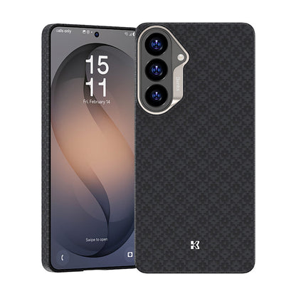 Galaxy S26 Plus Kılıf M-Safe Şarj Özellikli Benks ArmorAir ArmorGrid Serisi Kevlar Kapak - Görsel 2