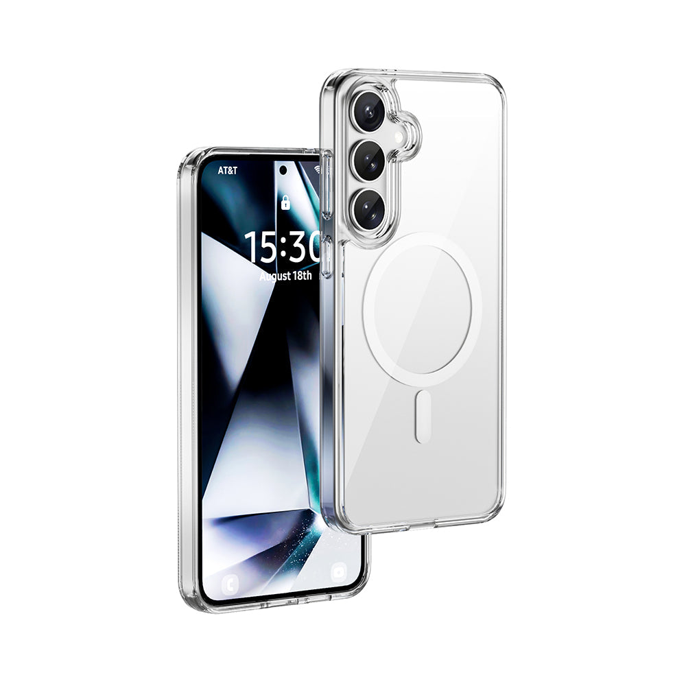 Galaxy S26 Plus Kılıf Wiwu MCC-101 iShield Pro Serisi M-safe Şarj Özellikli Crystal Sert PC Kapak - Görsel 5