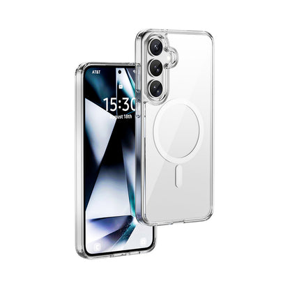Galaxy S26 Plus Kılıf Wiwu MCC-101 iShield Pro Serisi M-safe Şarj Özellikli Crystal Sert PC Kapak - Görsel 5