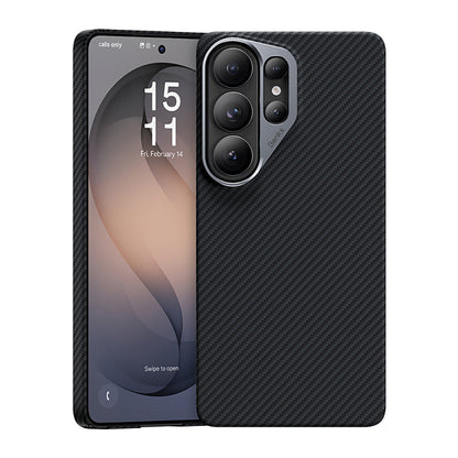 Galaxy S26 Ultra Kılıf Benks M-safe Şarj Özellikli Magnetik ArmorAir 600D Kevlar Fiber Kapak - Görsel 3