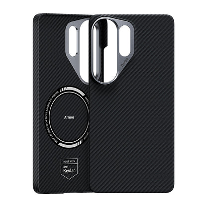 Galaxy S26 Ultra Kılıf Benks M-safe Şarj Özellikli Magnetik ArmorAir 600D Kevlar Fiber Kapak - Görsel 4