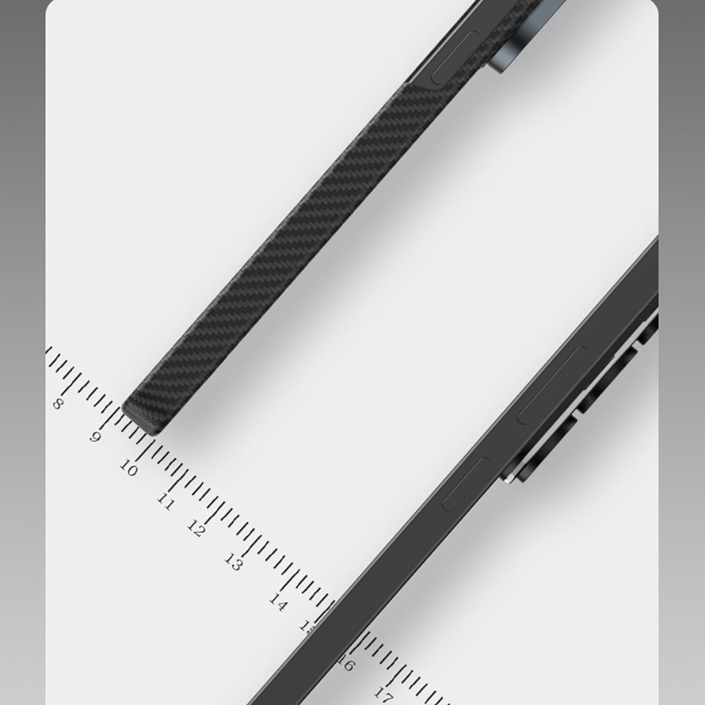 Galaxy S26 Ultra Kılıf Benks M-safe Şarj Özellikli Magnetik ArmorAir 600D Kevlar Fiber Kapak - Görsel 6