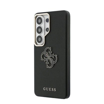 Galaxy S26 Ultra Kılıf Guess Orjinal Lisanslı Grained Yazı ve 4G Büyük Metal Logolu Kapak - Görsel 2