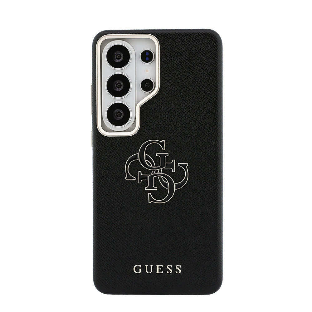 Galaxy S26 Ultra Kılıf Guess Orjinal Lisanslı Grained Yazı ve 4G Büyük Metal Logolu Kapak - Görsel 3
