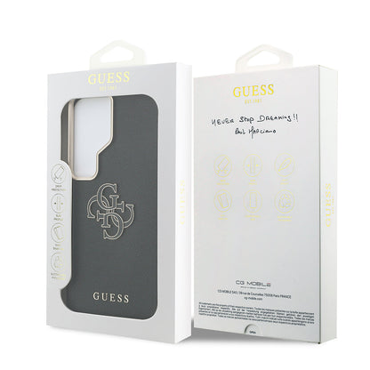 Galaxy S26 Ultra Kılıf Guess Orjinal Lisanslı Grained Yazı ve 4G Büyük Metal Logolu Kapak - Görsel 8