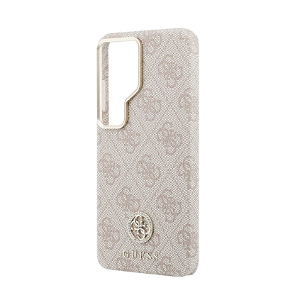 Galaxy S26 Ultra Kılıf Guess Orjinal Lisanslı M-safe Şarj Özellikli Gold Metal Kamera Çerçeveli Taşlı 4G Logolu Kapak - Görsel 6