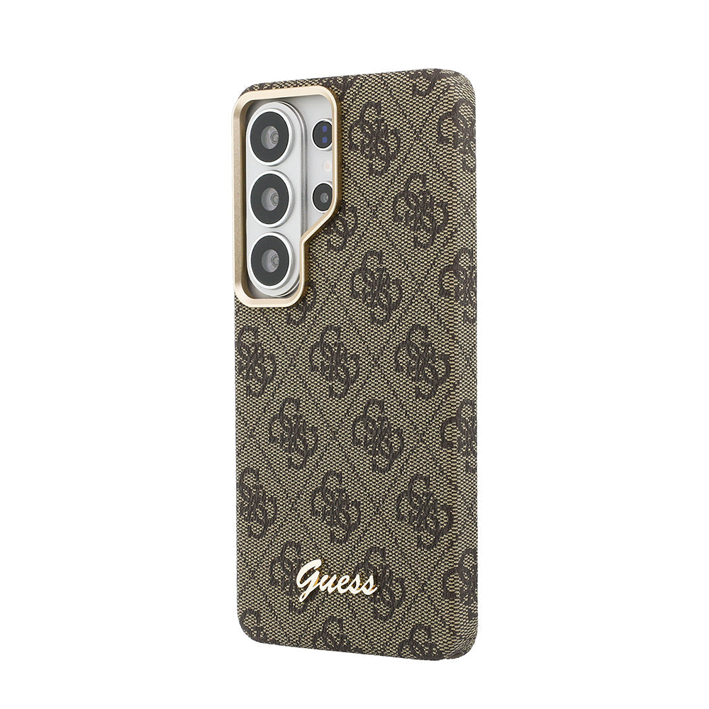 Galaxy S26 Ultra Kılıf Guess Orjinal Lisanslı M-safe Şarj Özellikli Script Yazı Logolu 4G Desenli Kapak - Görsel 2