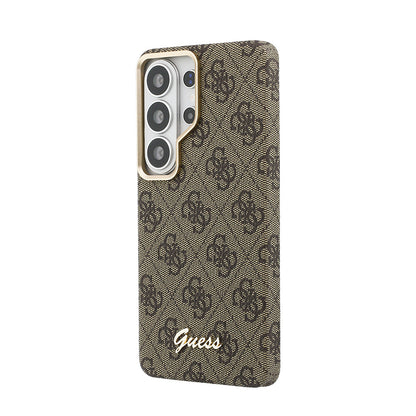 Galaxy S26 Ultra Kılıf Guess Orjinal Lisanslı M-safe Şarj Özellikli Script Yazı Logolu 4G Desenli Kapak - Görsel 2