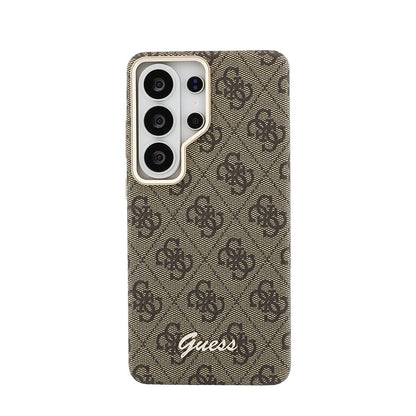 Galaxy S26 Ultra Kılıf Guess Orjinal Lisanslı M-safe Şarj Özellikli Script Yazı Logolu 4G Desenli Kapak - Görsel 3