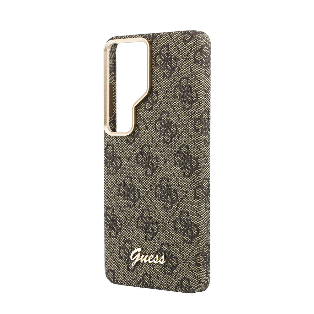 Galaxy S26 Ultra Kılıf Guess Orjinal Lisanslı M-safe Şarj Özellikli Script Yazı Logolu 4G Desenli Kapak - Görsel 6
