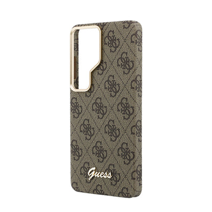 Galaxy S26 Ultra Kılıf Guess Orjinal Lisanslı M-safe Şarj Özellikli Script Yazı Logolu 4G Desenli Kapak - Görsel 6