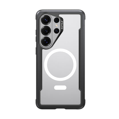 Galaxy S26 Ultra Kılıf M-safe Şarj Özellikli Airbagli Raptic Shield Serisi Şeffaf Arka Yüzey Kapak