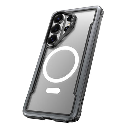 Galaxy S26 Ultra Kılıf M-safe Şarj Özellikli Airbagli Raptic Shield Serisi Şeffaf Arka Yüzey Kapak - Görsel 5