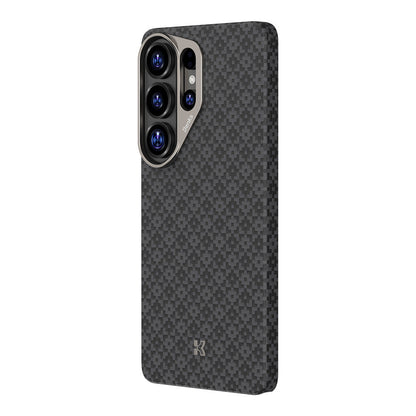 Galaxy S26 Ultra Kılıf M-Safe Şarj Özellikli Benks ArmorAir ArmorGrid Serisi Kevlar Kapak - Görsel 4