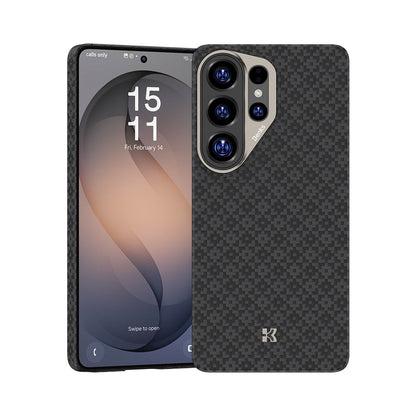 Galaxy S26 Ultra Kılıf M-Safe Şarj Özellikli Benks ArmorAir ArmorGrid Serisi Kevlar Kapak - Görsel 3