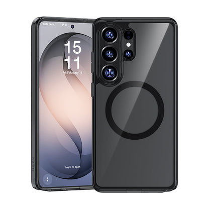 Galaxy S26 Ultra Kılıf M-safe Şarj Özellikli Benks Crystal Serisi Şeffaf Kapak - Görsel 2