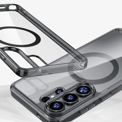 Galaxy S26 Ultra Kılıf M-safe Şarj Özellikli Benks Crystal Serisi Şeffaf Kapak - Görsel 7