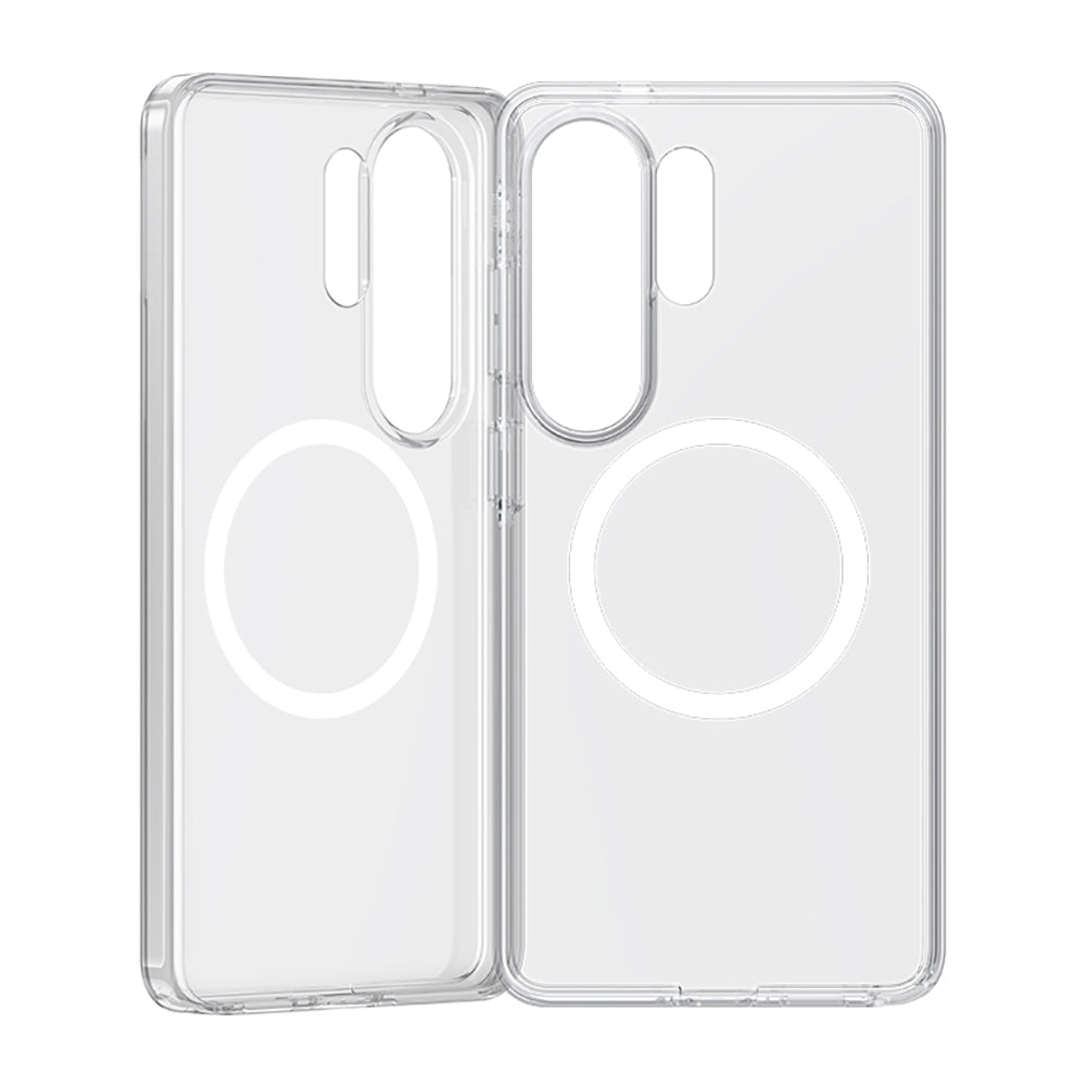 Galaxy S26 Ultra Kılıf M-safe Şarj Özellikli Benks Magnetik Crystal Serisi Şeffaf Kapak - Görsel 4