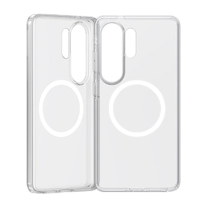 Galaxy S26 Ultra Kılıf M-safe Şarj Özellikli Benks Magnetik Crystal Serisi Şeffaf Kapak - Görsel 4