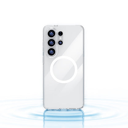 Galaxy S26 Ultra Kılıf M-safe Şarj Özellikli Benks Magnetik Crystal Serisi Şeffaf Kapak - Görsel 10
