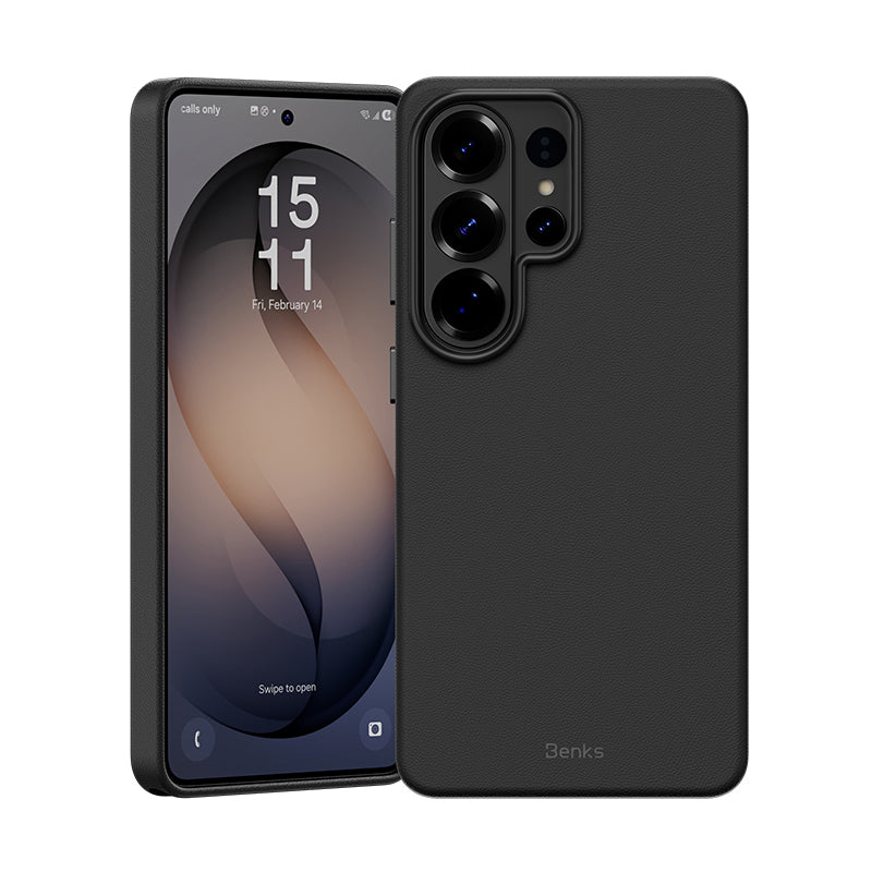 Galaxy S26 Ultra Kılıf M-safe Şarj Özellikli Çizilmeye Dayanıklı Benks VitaPro Serisi PU Deri Kapak - Görsel 6
