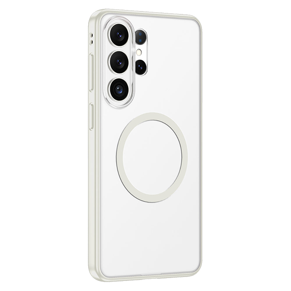 Galaxy S26 Ultra Kılıf M-safe Şarj Özellikli Mat Arka Yüzey Wlons Lola Kapak - Görsel 5