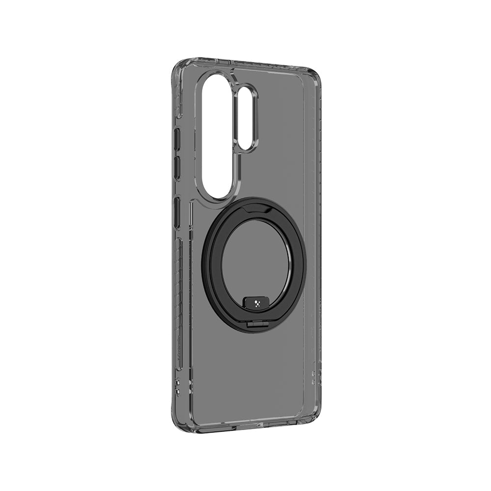 Galaxy S26 Ultra Kılıf M-safe Şarj Özellikli Şeffaf 360 Derece Standlı Amazingthing Titan MagSpin Serisi Kapak - Görsel 4