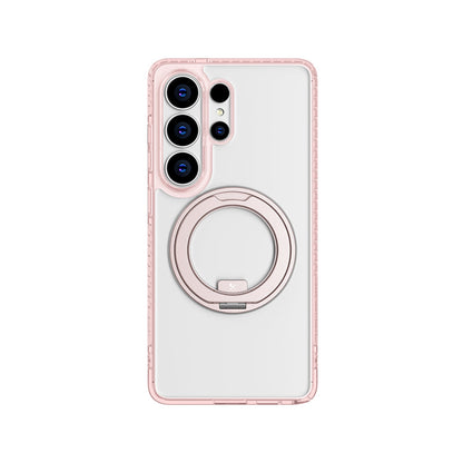 Galaxy S26 Ultra Kılıf M-safe Şarj Özellikli Şeffaf 360 Derece Standlı Amazingthing Titan MagSpin Serisi Kapak - Görsel 7