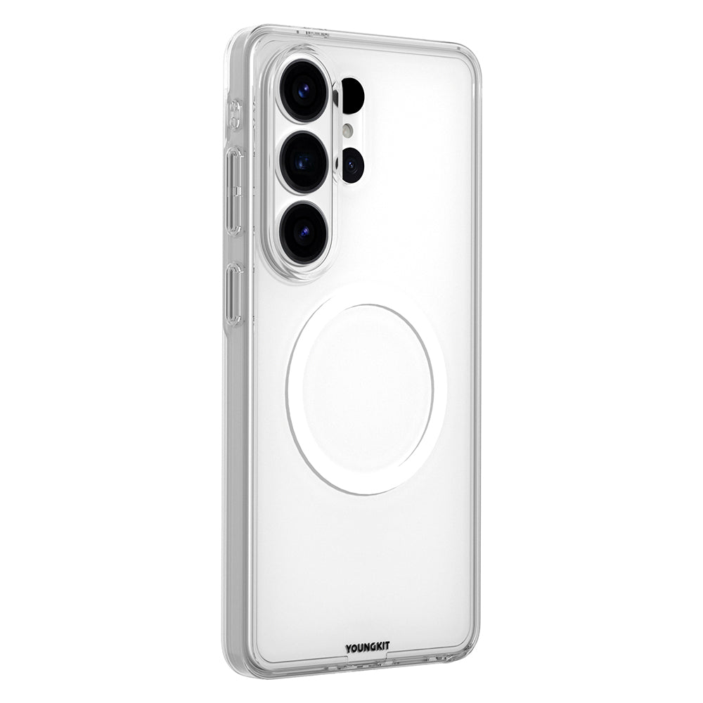 Galaxy S26 Ultra Kılıf M-safe Şarj Özellikli Youngkit Clear Serisi Kapak - Görsel 3