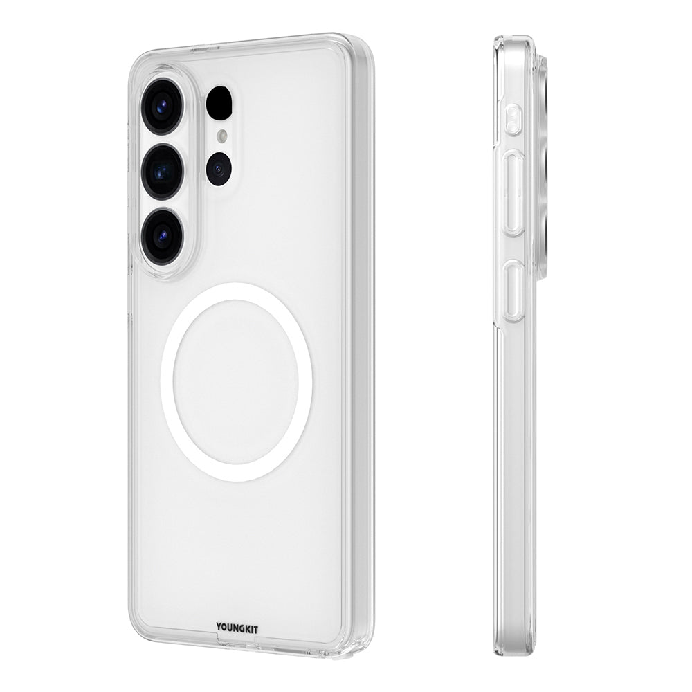 Galaxy S26 Ultra Kılıf M-safe Şarj Özellikli Youngkit Clear Serisi Kapak - Görsel 4