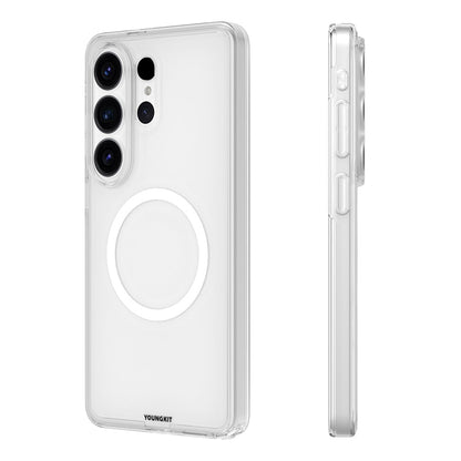 Galaxy S26 Ultra Kılıf M-safe Şarj Özellikli Youngkit Clear Serisi Kapak - Görsel 4