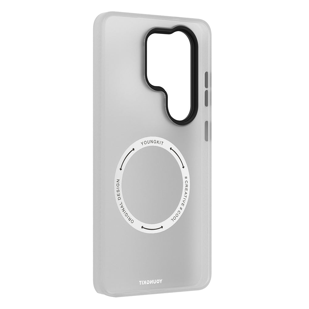 Galaxy S26 Ultra Kılıf M-safe Şarj Özellikli Youngkit Hidden Sand Serisi Kapak - Görsel 5